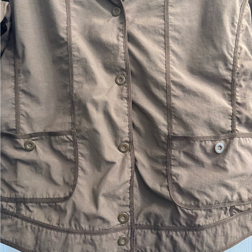 Columbia Titanium Omni-Dry brown shirt, Jacket. Ptp 20” lenght 22” - Picture 3 of 6